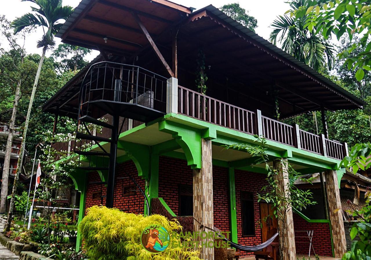 Rain Forest Guest House And Jungle Trekking Bukit Lawang Eksteriør billede